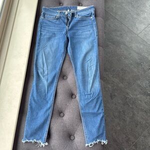 Rag and Bone, Cate ankle skinny jean, high stretch denim, size 26